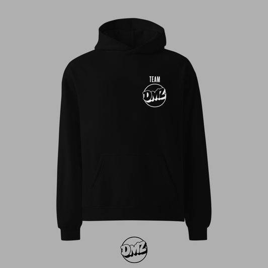 DMZ NEWS OFFICIAL TEAM SECURITY UNIFORM OVERSIZED HOODED SWEATSHIRT❗🔒